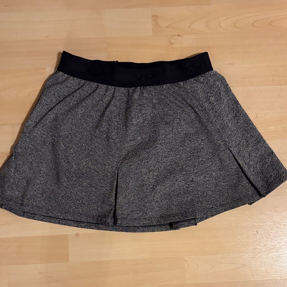 VSX Women's Black and Gray Skater Skirt